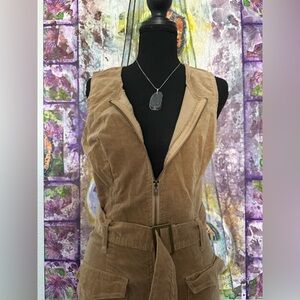 Rewash Brown Sleeveless Vest